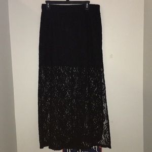 Juniors floor length skirt
